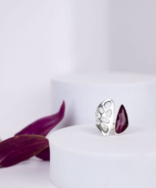 Χειροποίητο Δαχτυλίδι D-397B Ρουμπίνι