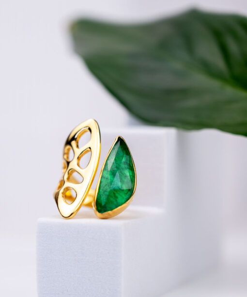 Χειροποίητο Δαχτυλίδι D-397B Αβεντουρίνι